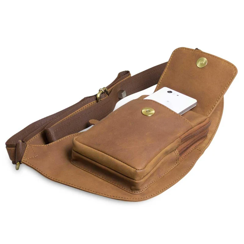 "Adrian" Brusttasche Leder