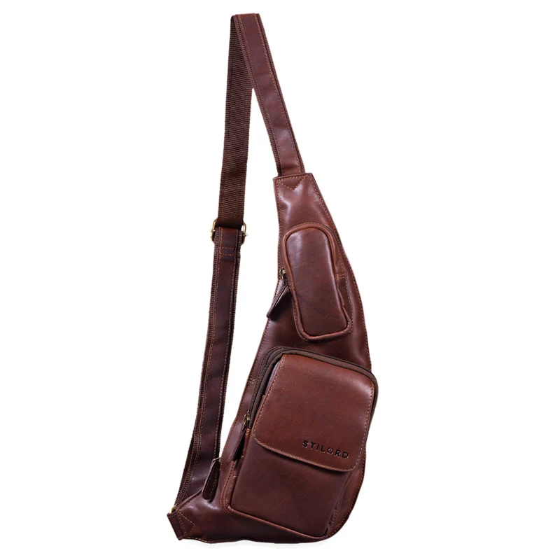"Adrian" Brusttasche Leder