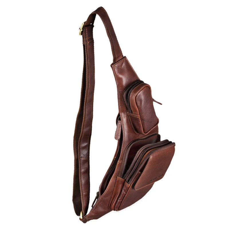 "Adrian" Brusttasche Leder
