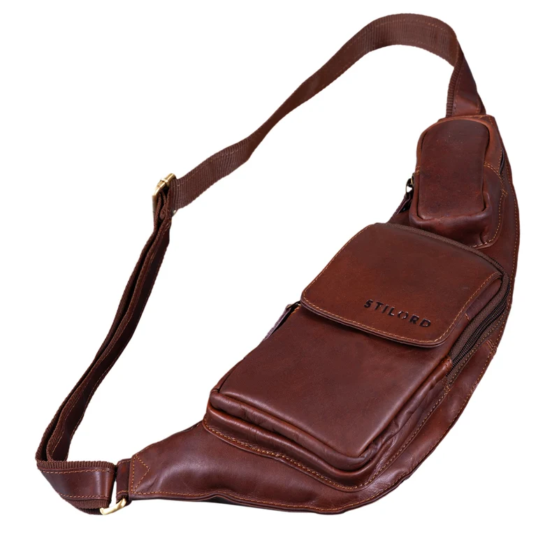 "Adrian" Brusttasche Leder