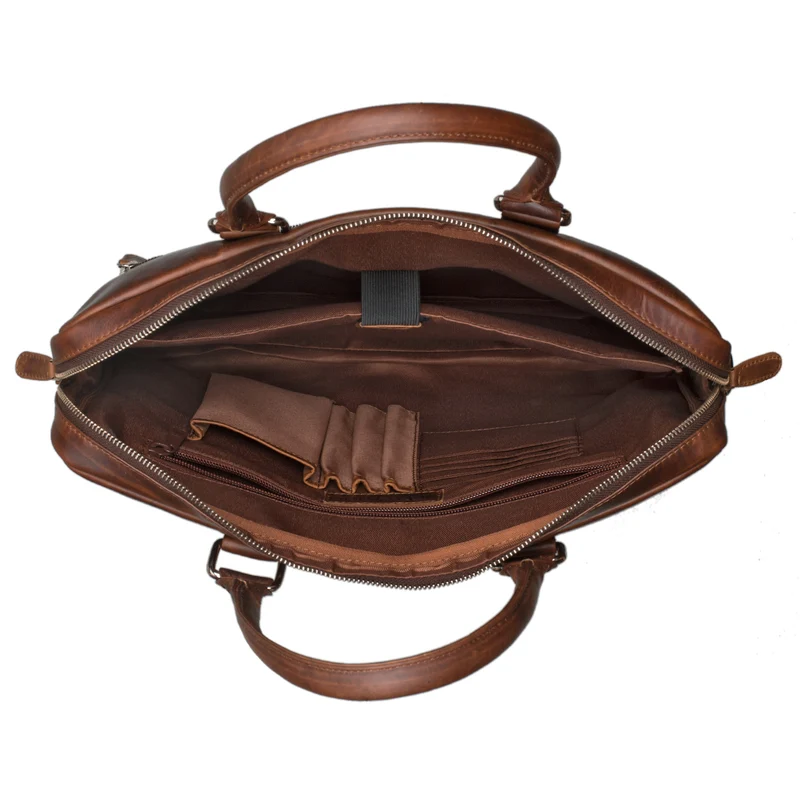 "Emilio" Umhängetasche Leder Vintage groß