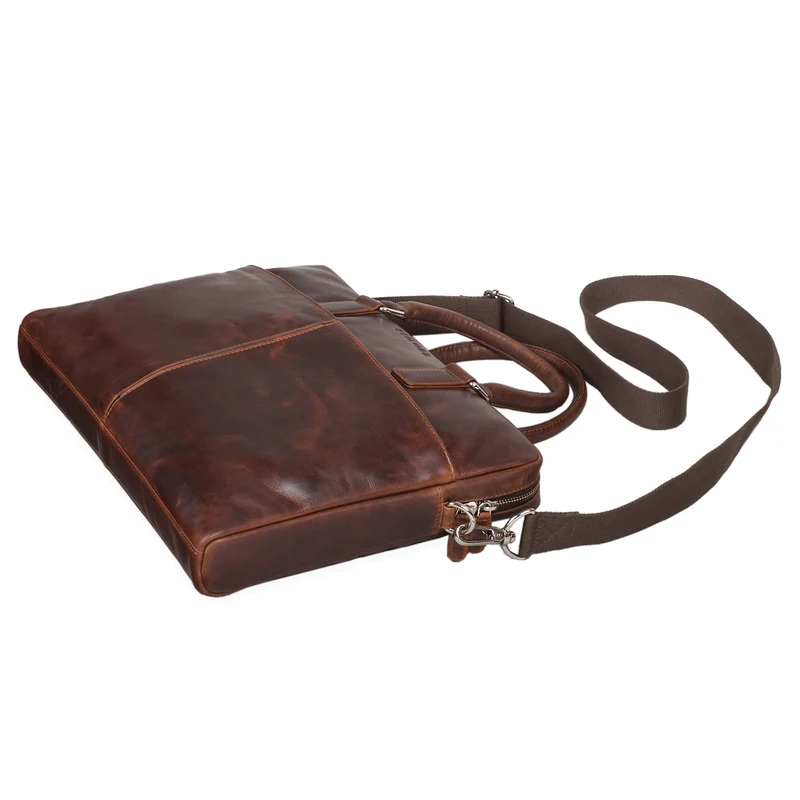 "Emilio" Umhängetasche Leder Vintage groß