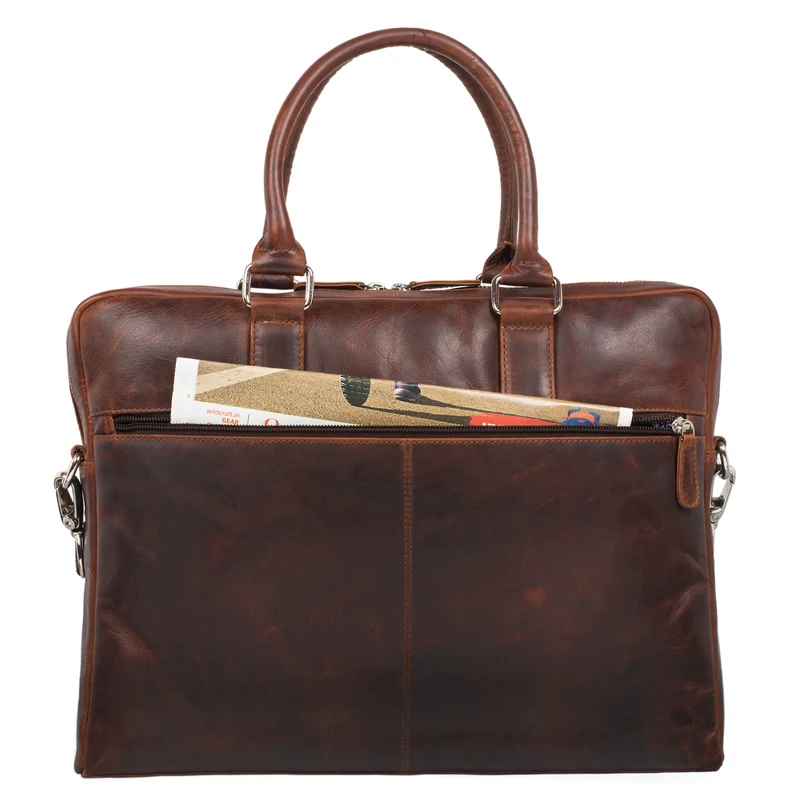 "Emilio" Umhängetasche Leder Vintage groß
