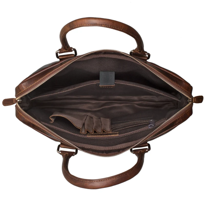 "Emilio" Umhängetasche Leder Vintage groß