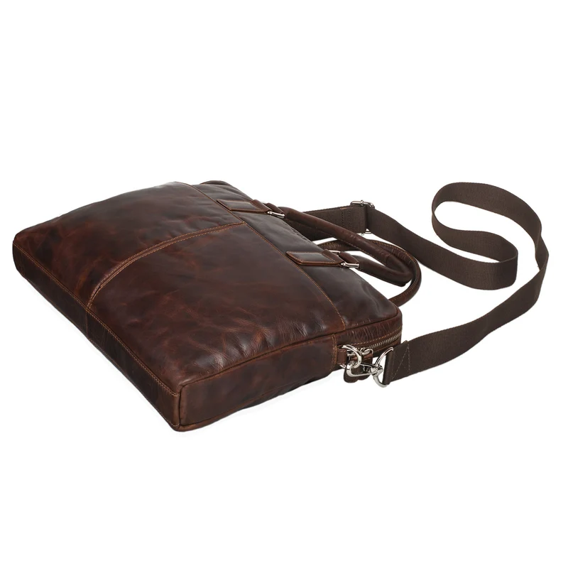 "Emilio" Umhängetasche Leder Vintage groß