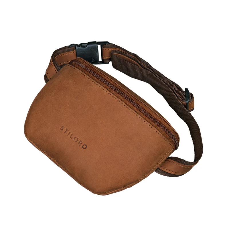 "Jules" Gürteltasche Leder klein