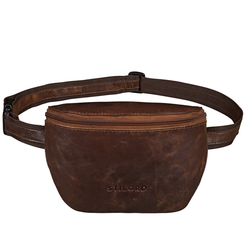 "Jules" Gürteltasche Leder klein