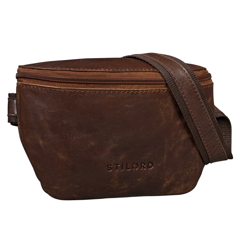 "Jules" Gürteltasche Leder klein