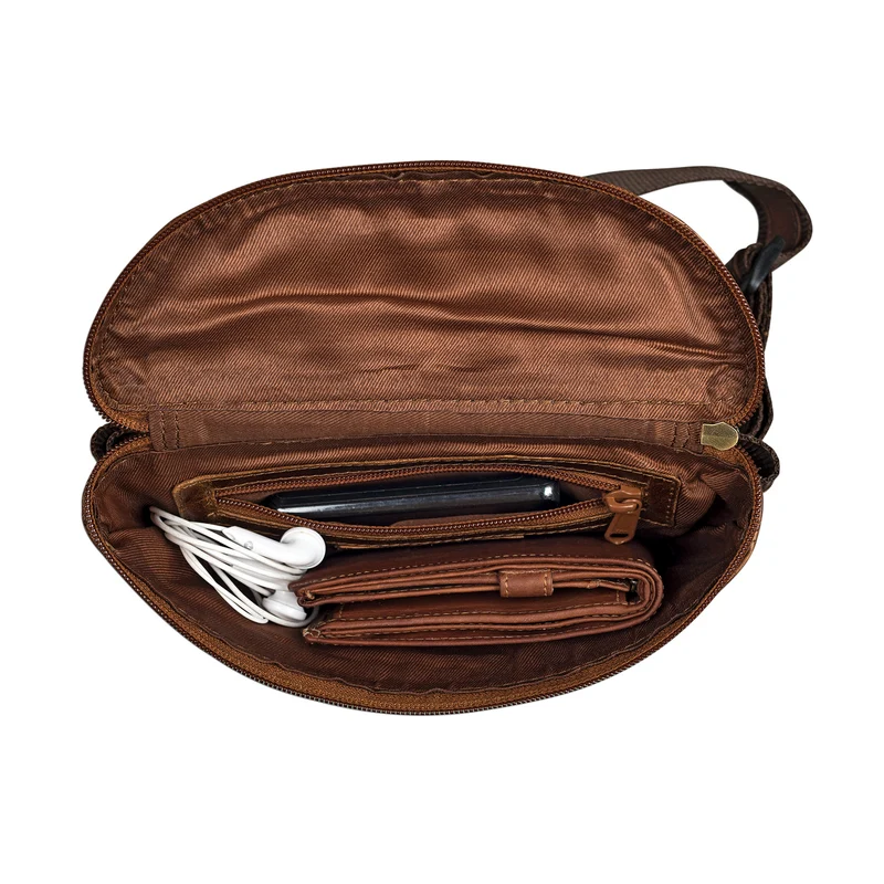 "Jules" Gürteltasche Leder klein