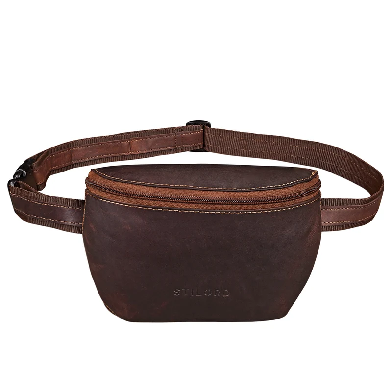 "Jules" Gürteltasche Leder klein