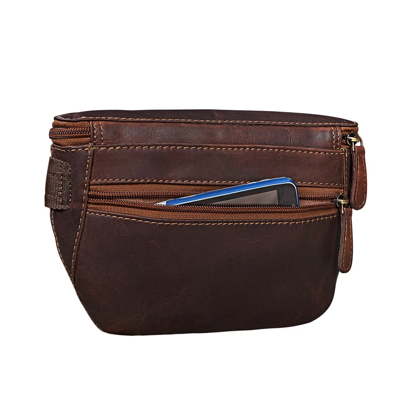 "Jules" Gürteltasche Leder klein