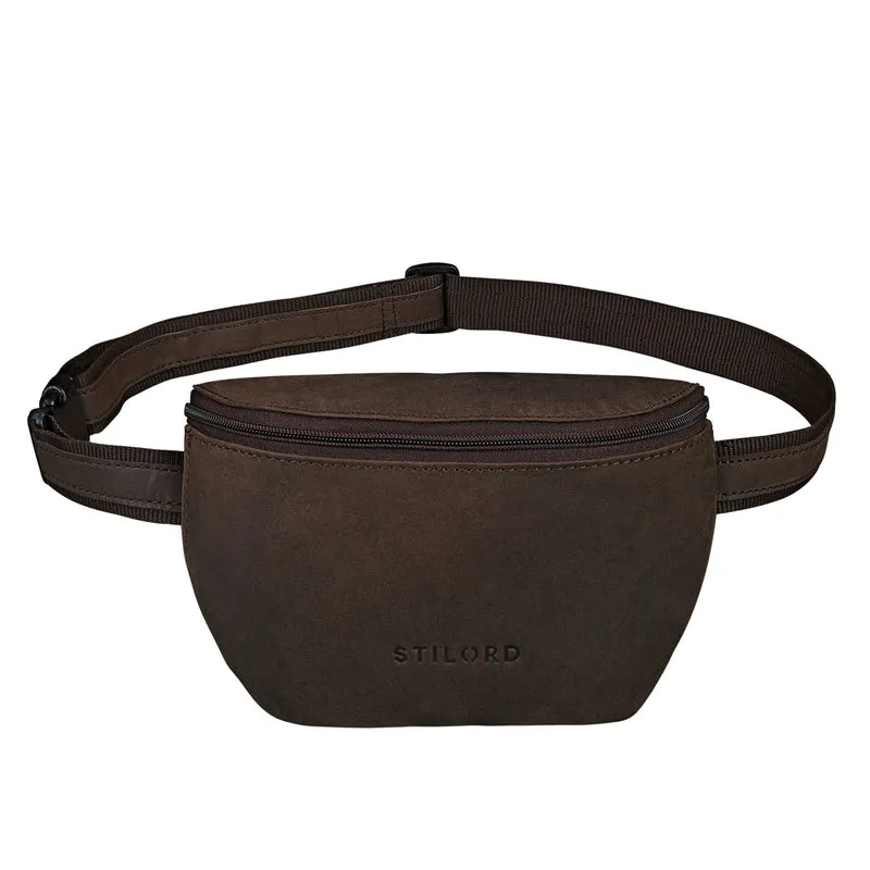 "Jules" Gürteltasche Leder klein