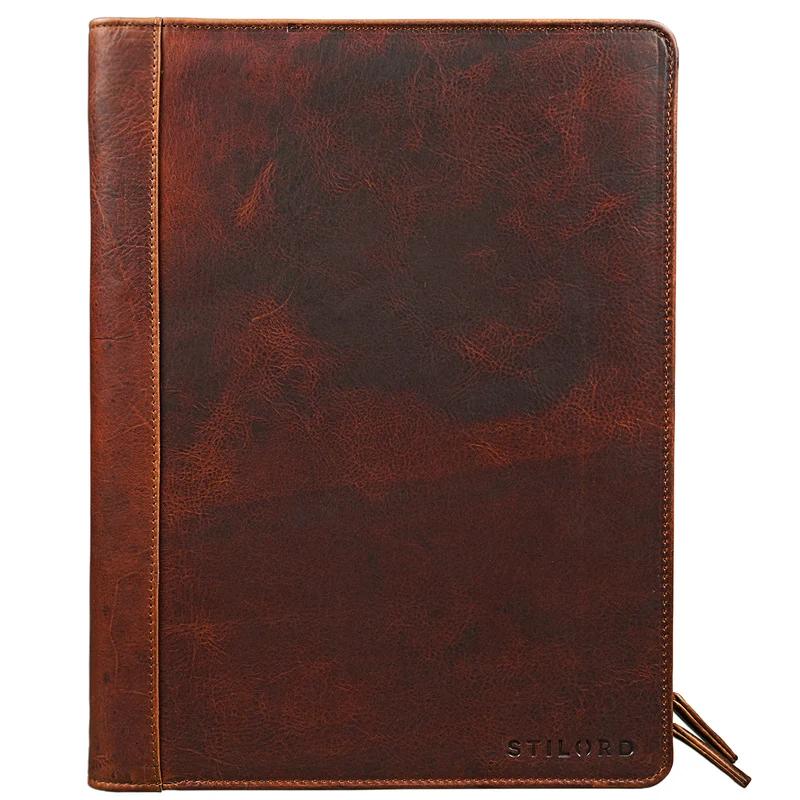 "Julius" Vintage Konferenzmappe Leder
