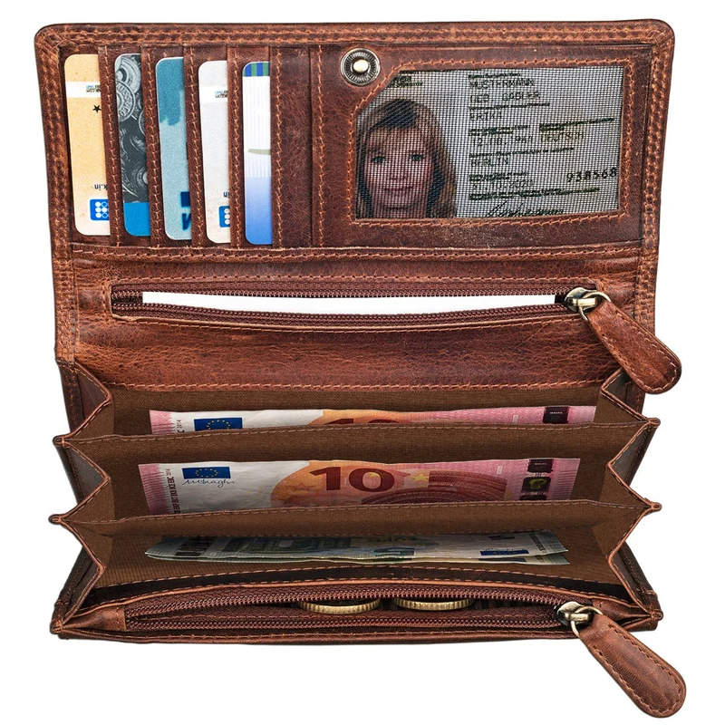 "Hannah" Vintage Geldbörse für Damen RFID