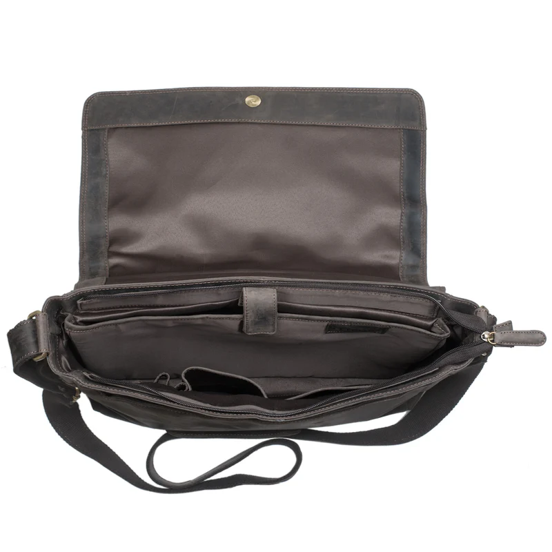 "Phil" Ledertasche Herren Umhängetasche Laptop