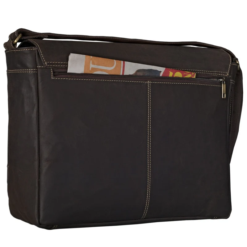 "Phil" Ledertasche Herren Umhängetasche Laptop