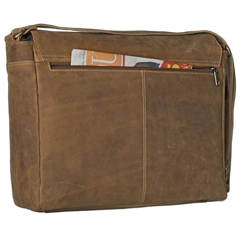 "Phil" Ledertasche Herren Umhängetasche Laptop