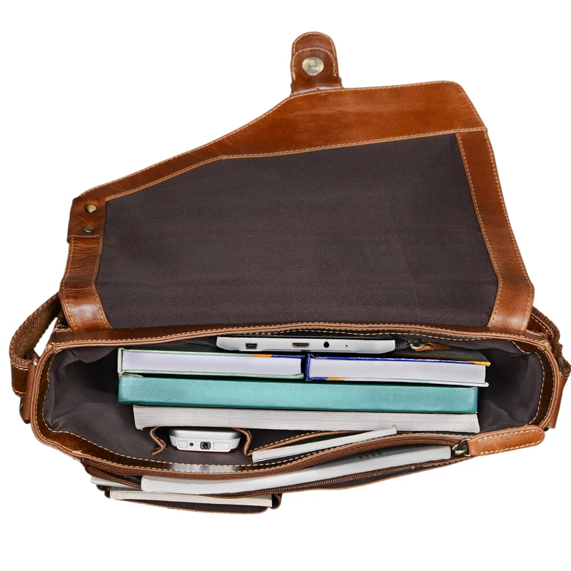 "Tim" Messenger Bag Leder