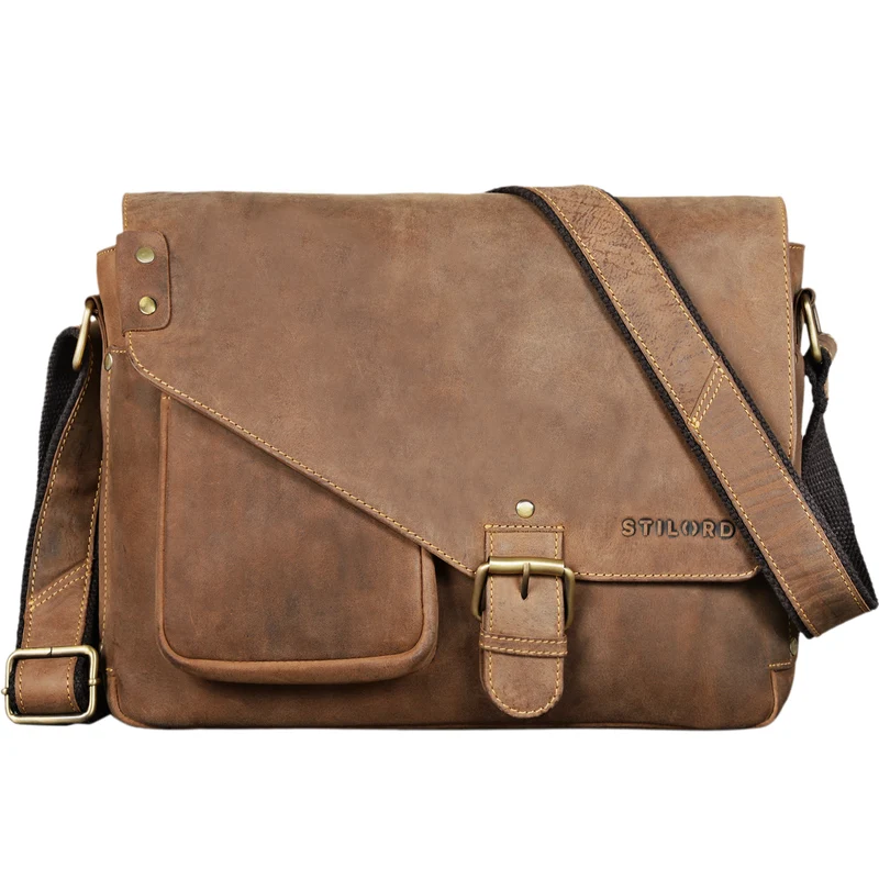 "Tim" Messenger Bag Leder