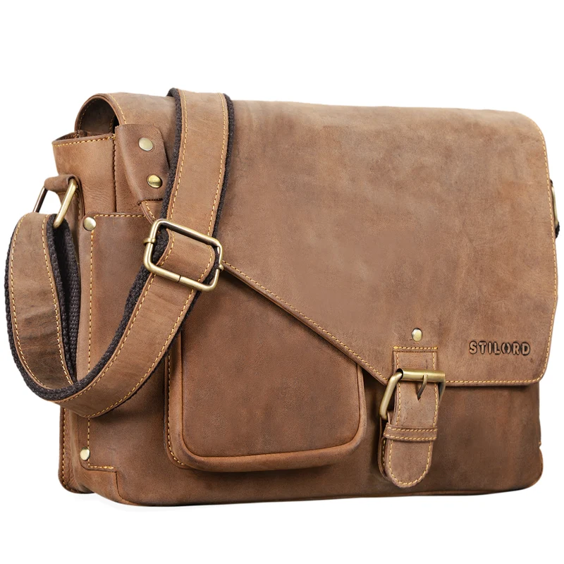 "Tim" Messenger Bag Leder