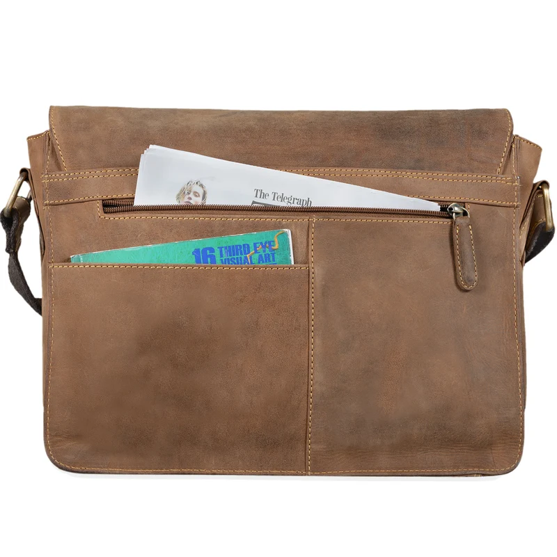 "Tim" Messenger Bag Leder