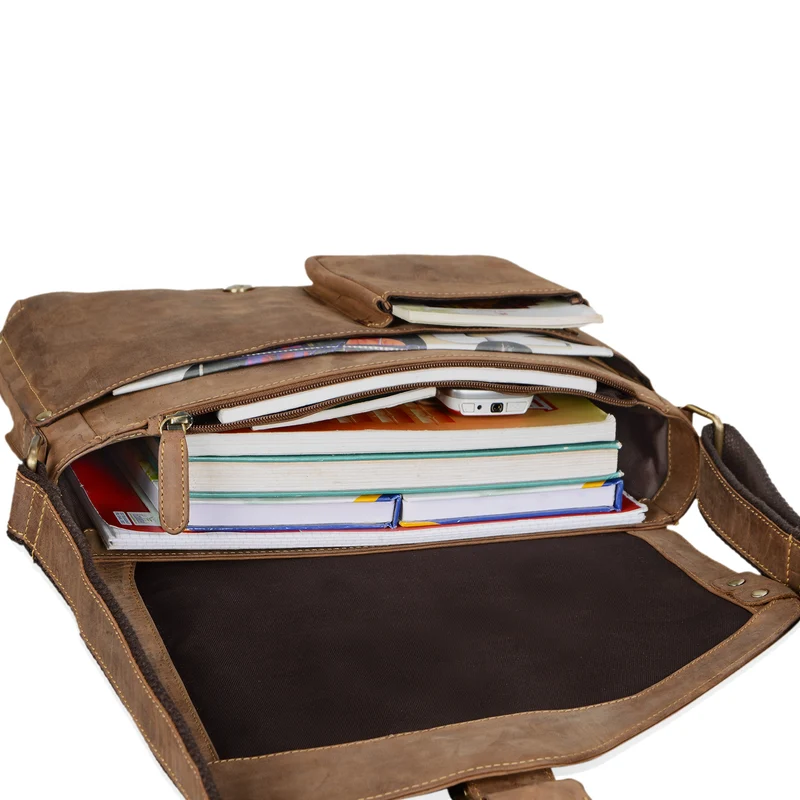 "Tim" Messenger Bag Leder