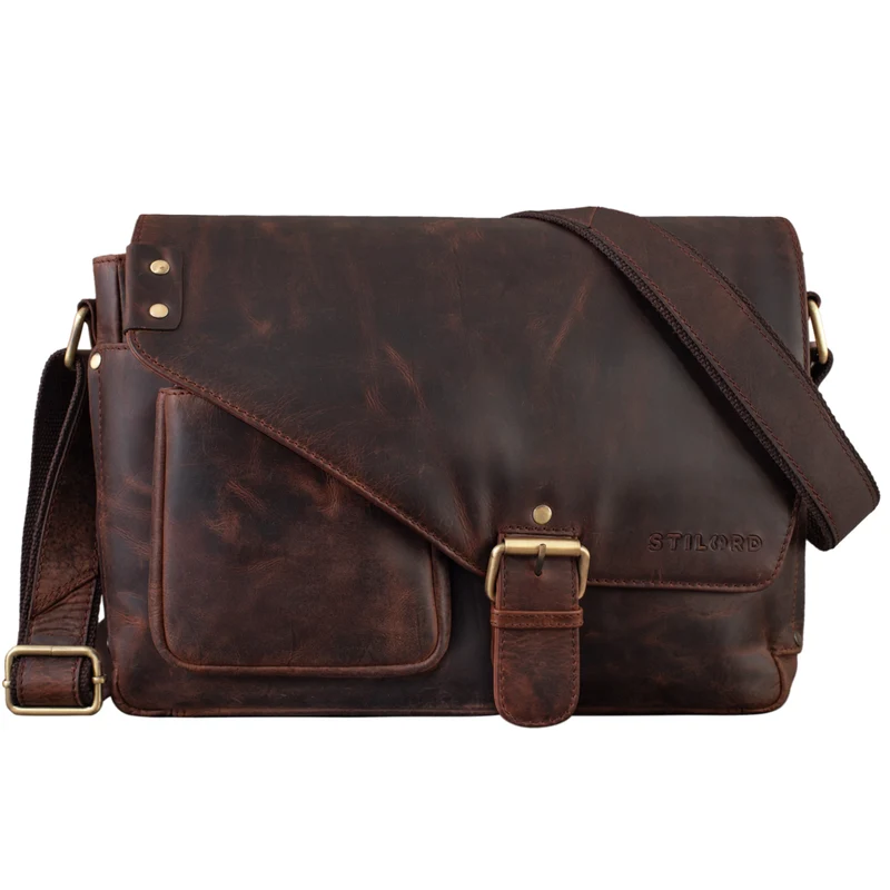 "Tim" Messenger Bag Leder