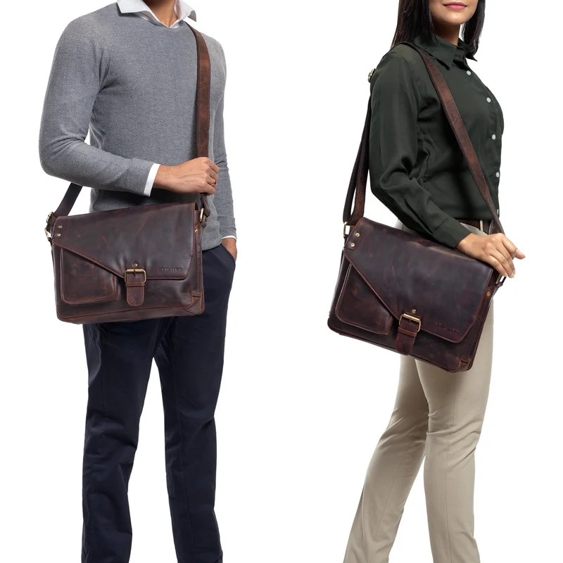 "Tim" Messenger Bag Leder