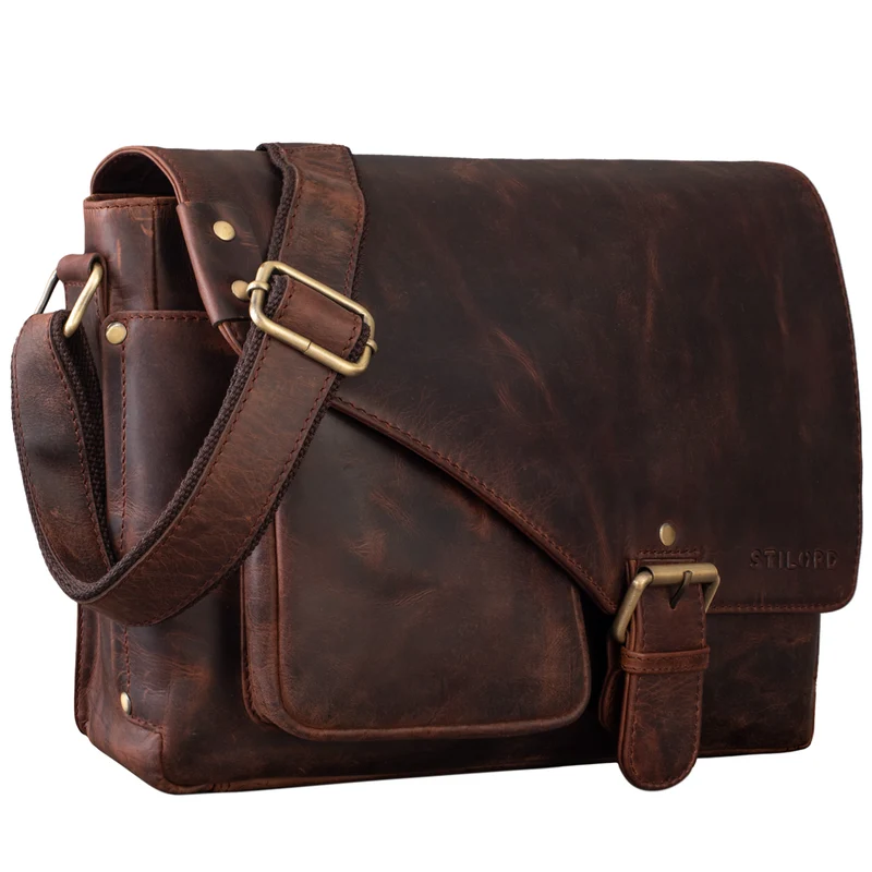 "Tim" Messenger Bag Leder