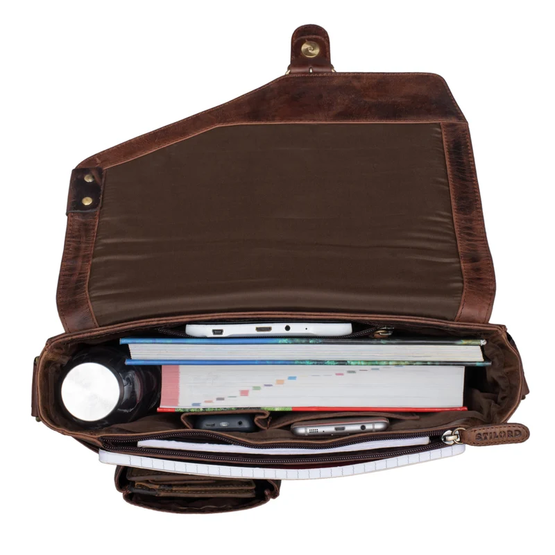"Tim" Messenger Bag Leder