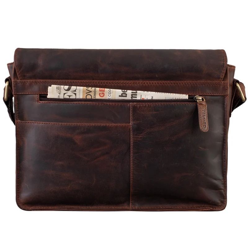 "Tim" Messenger Bag Leder