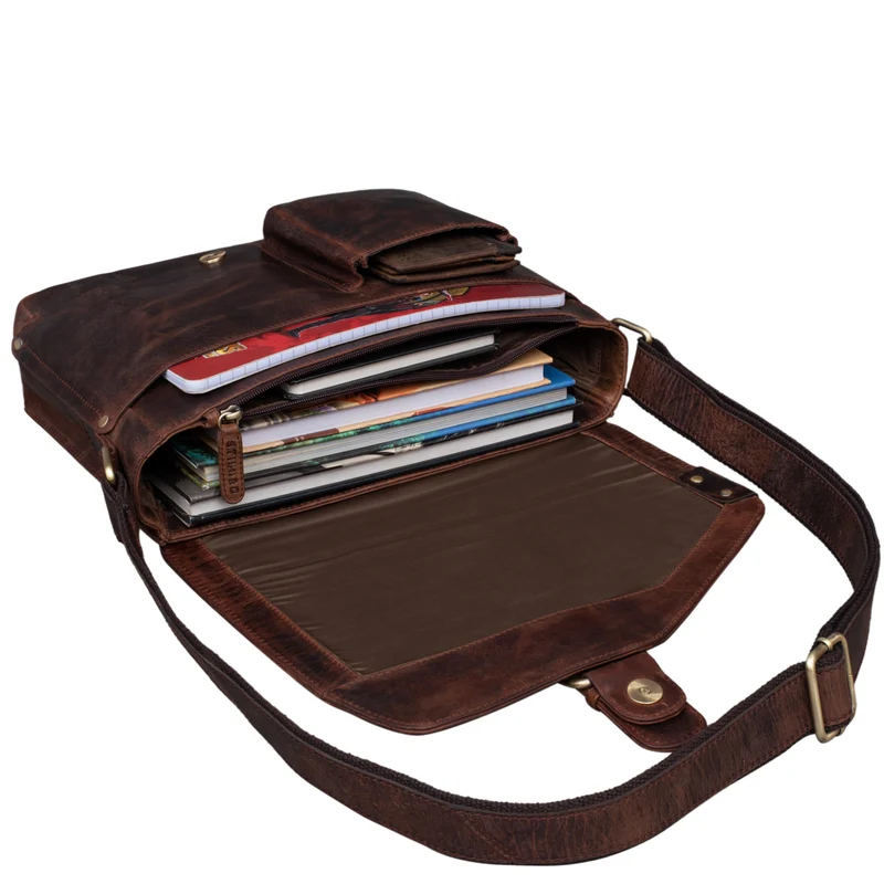 "Tim" Messenger Bag Leder