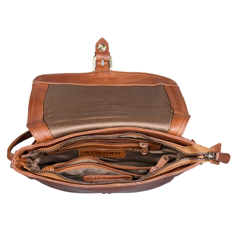 "Zoe" Umhängetasche Handtasche Damen Leder