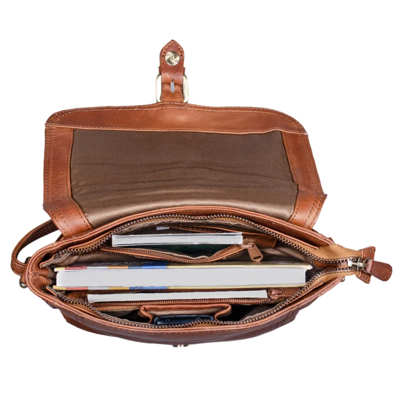 "Zoe" Umhängetasche Handtasche Damen Leder