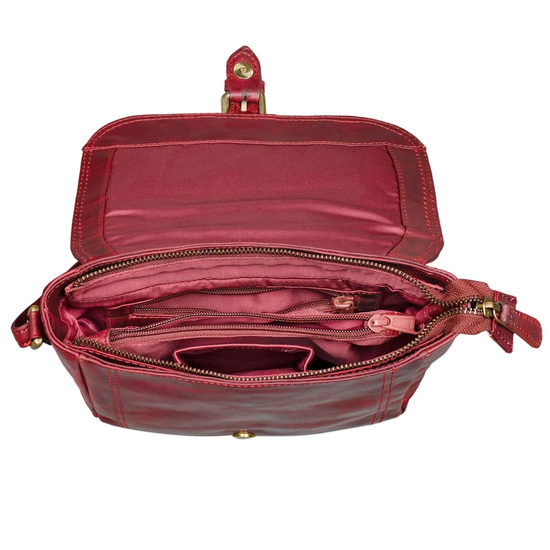 "Zoe" Umhängetasche Handtasche Damen Leder