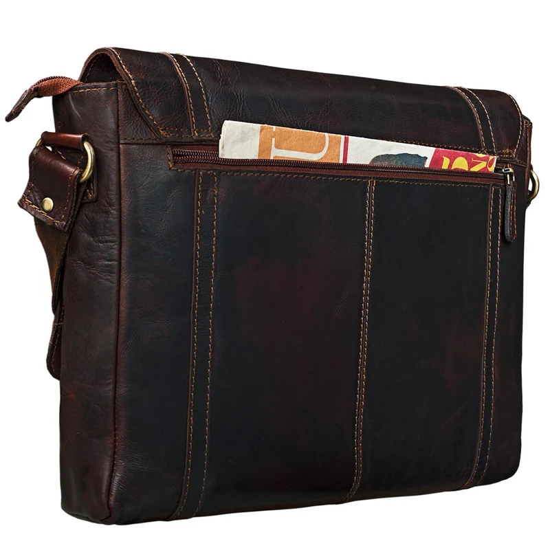 "Raffael" Vintage Messenger Bag Leder