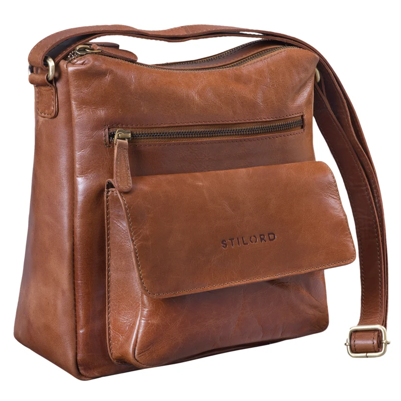 "Mira" Vintage Umhängetasche für Damen Leder