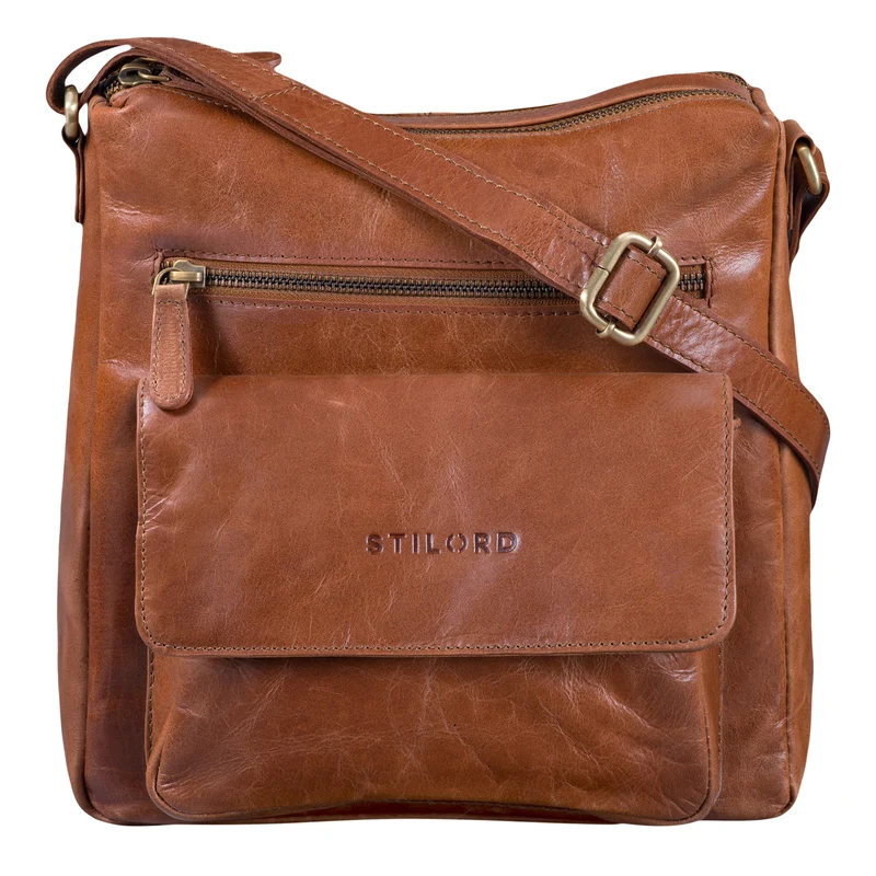"Mira" Vintage Umhängetasche für Damen Leder