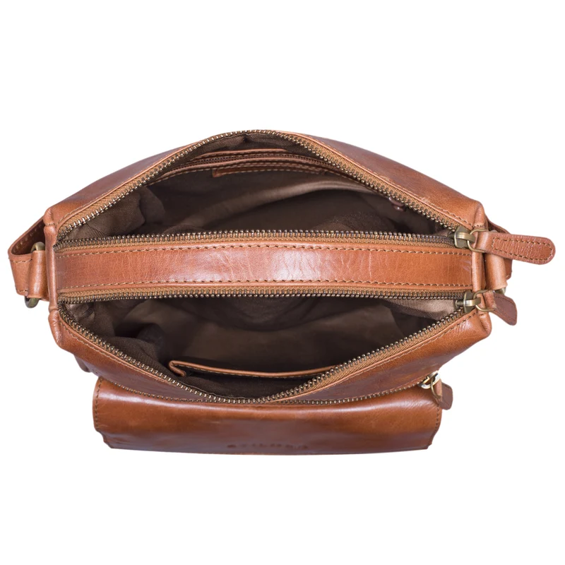 "Mira" Vintage Umhängetasche für Damen Leder