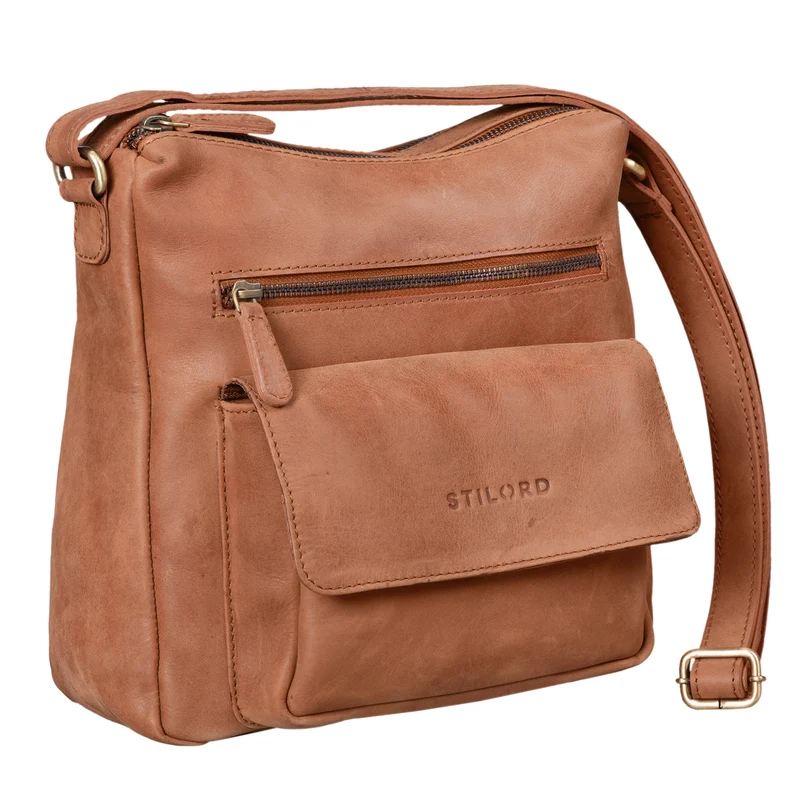 "Mira" Vintage Umhängetasche für Damen Leder