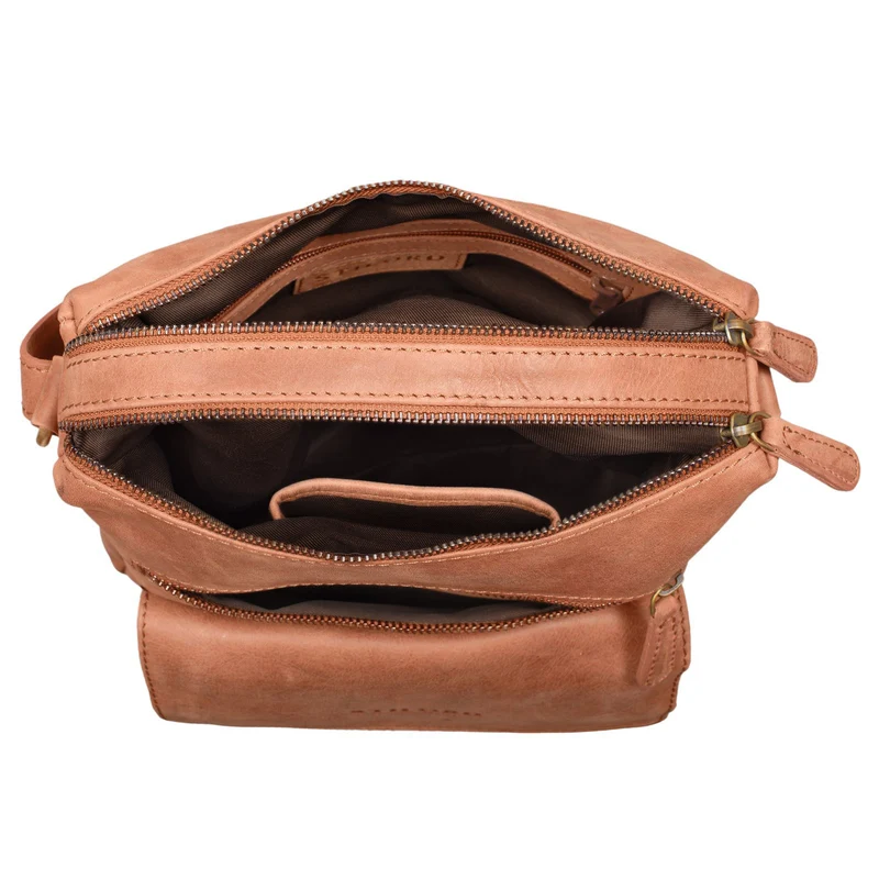 "Mira" Vintage Umhängetasche für Damen Leder