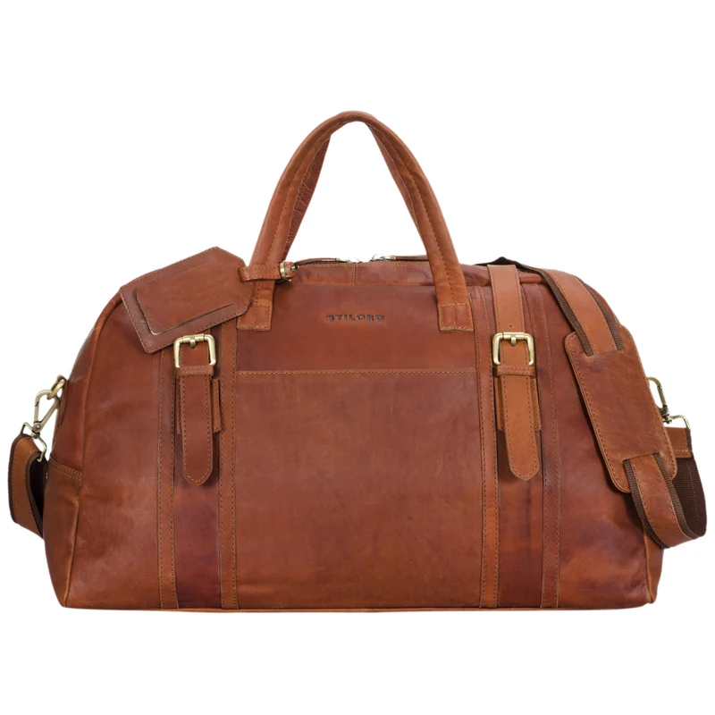 "Georgia" Große Reisetasche Vintage Leder