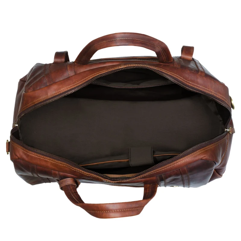 "Georgia" Große Reisetasche Vintage Leder