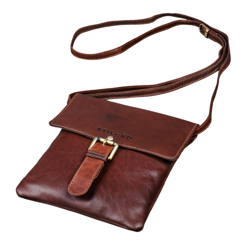 "Julia" Kleine Leder Schultertasche Damen