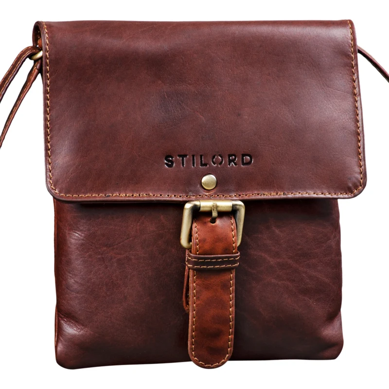 "Julia" Kleine Leder Schultertasche Damen