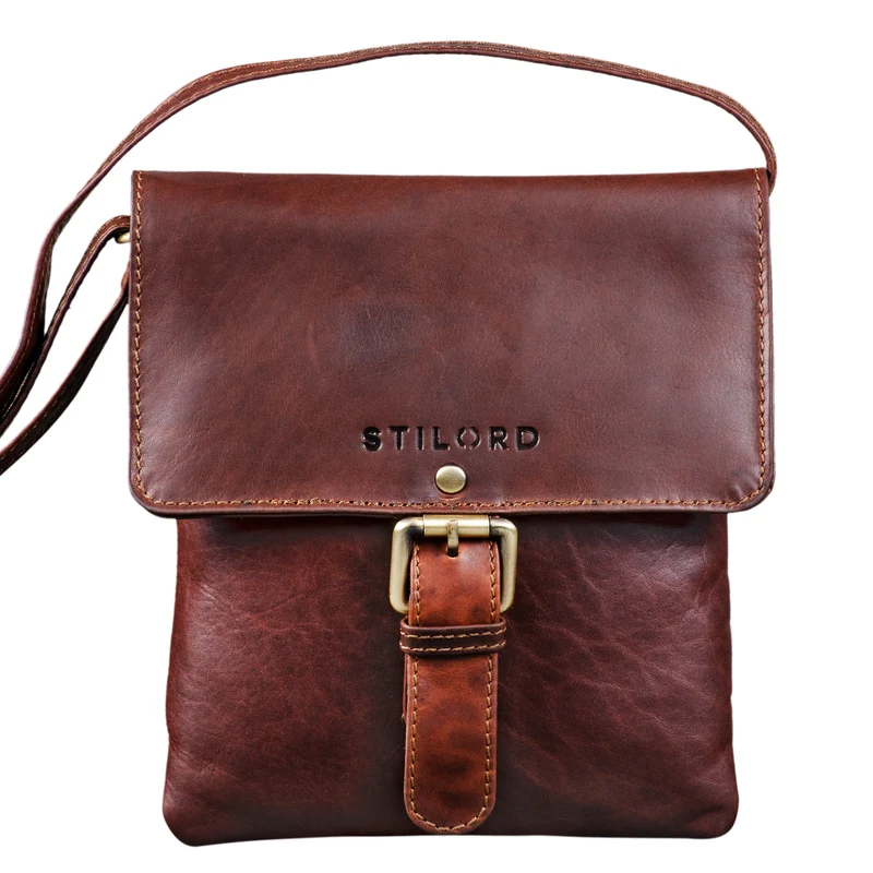 "Julia" Kleine Leder Schultertasche Damen