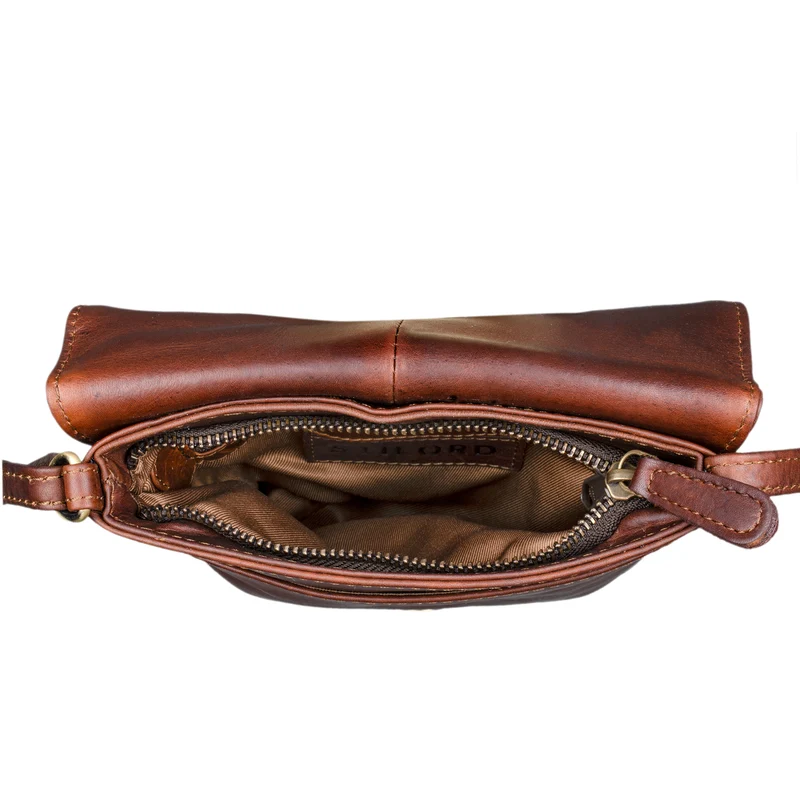 "Julia" Kleine Leder Schultertasche Damen