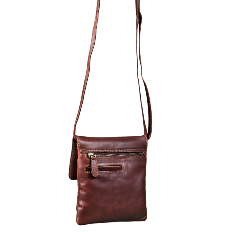 "Julia" Kleine Leder Schultertasche Damen