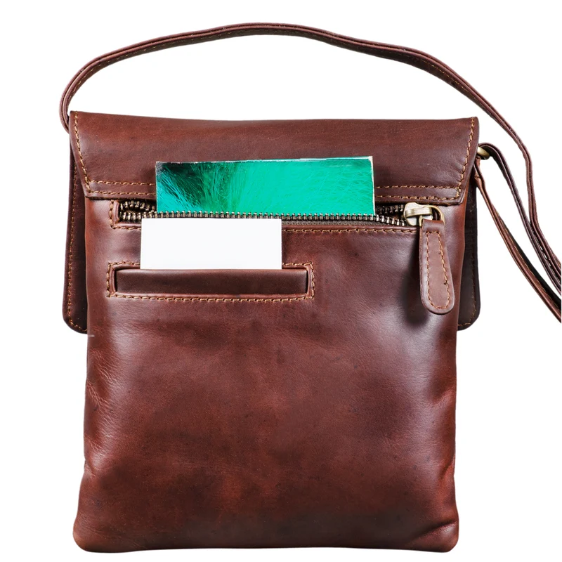 "Julia" Kleine Leder Schultertasche Damen