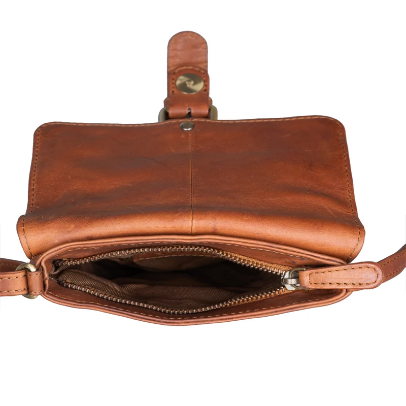 "Julia" Kleine Leder Schultertasche Damen